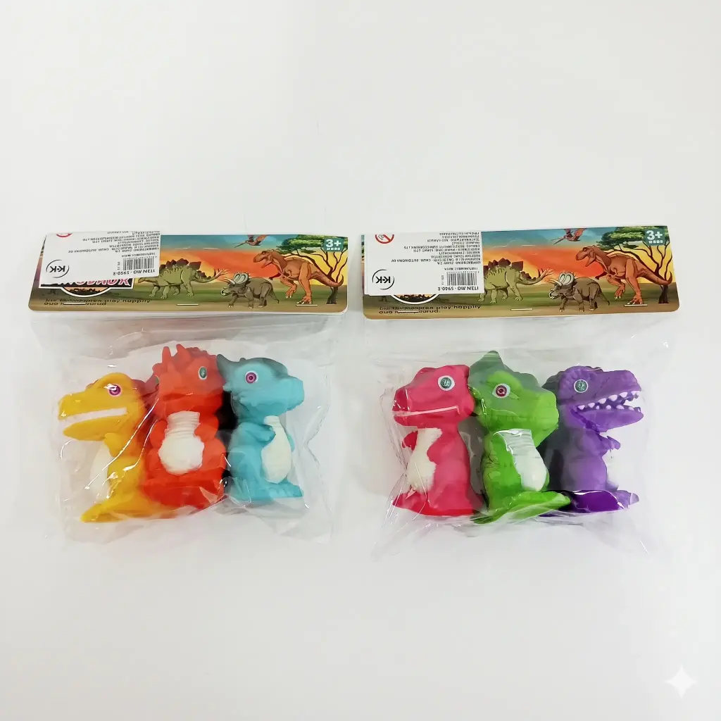 CHIFLE DINOSAURIO X3 E/ BO ( 588B-2-Z1 )