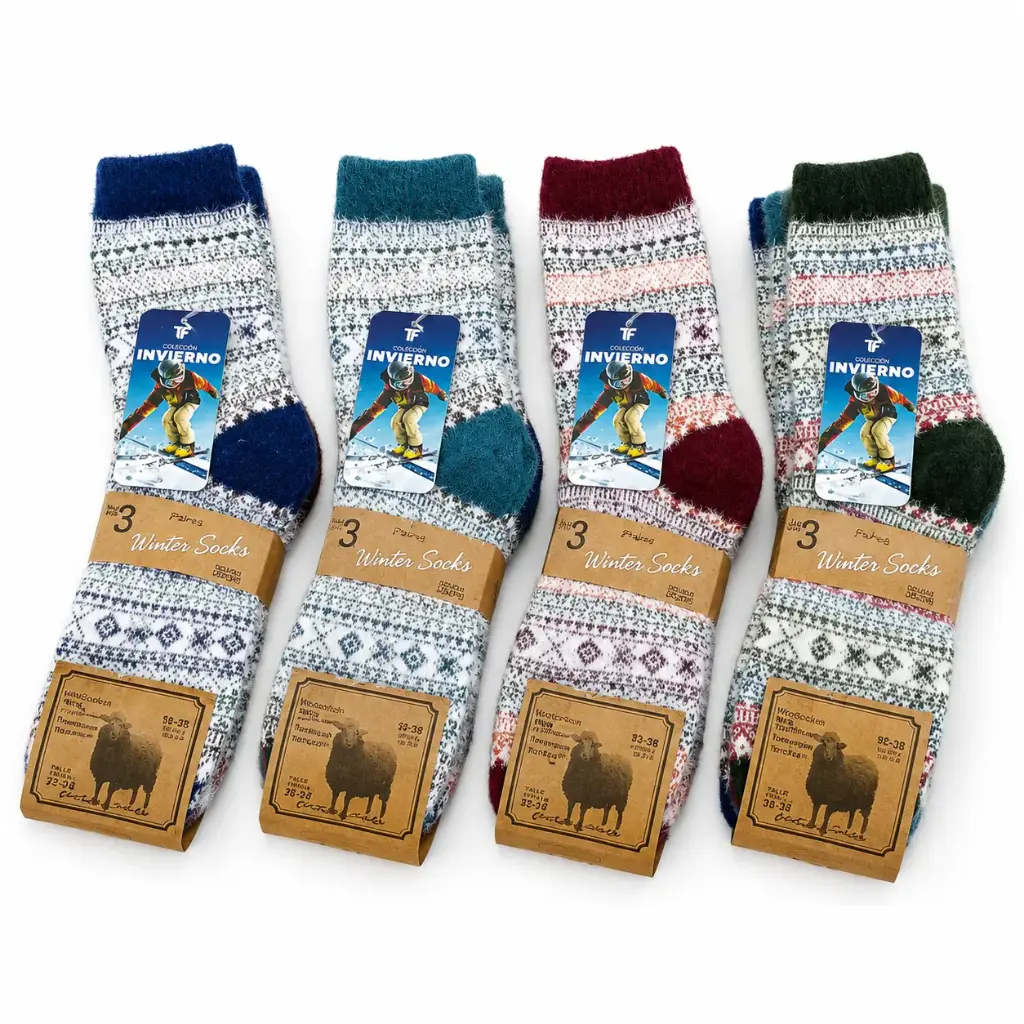 MEDIAS TERMICAS NORDICA LANA X3 T. 35-38 E/ CT ( 84006 )