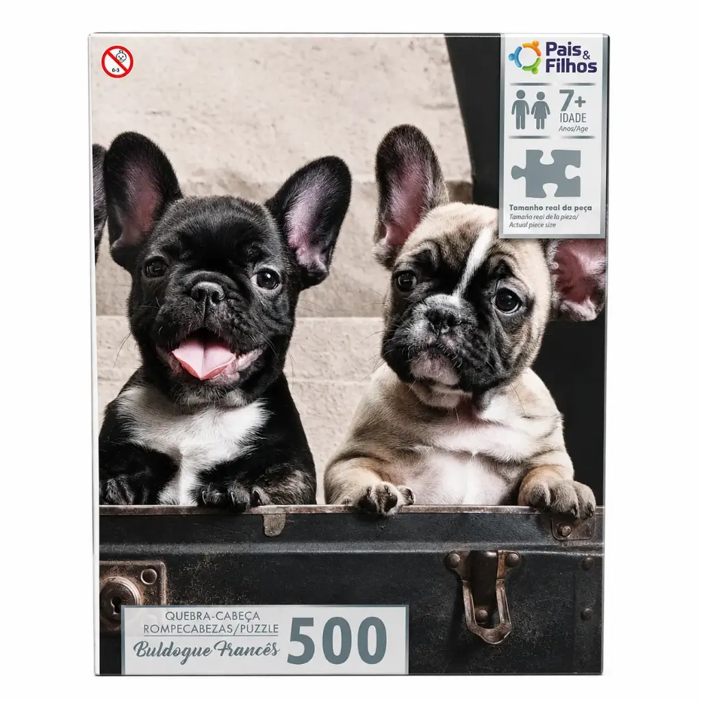 ROMPECABEZAS BULDOG FRANCES X500 E/ CJ ( 792530 )