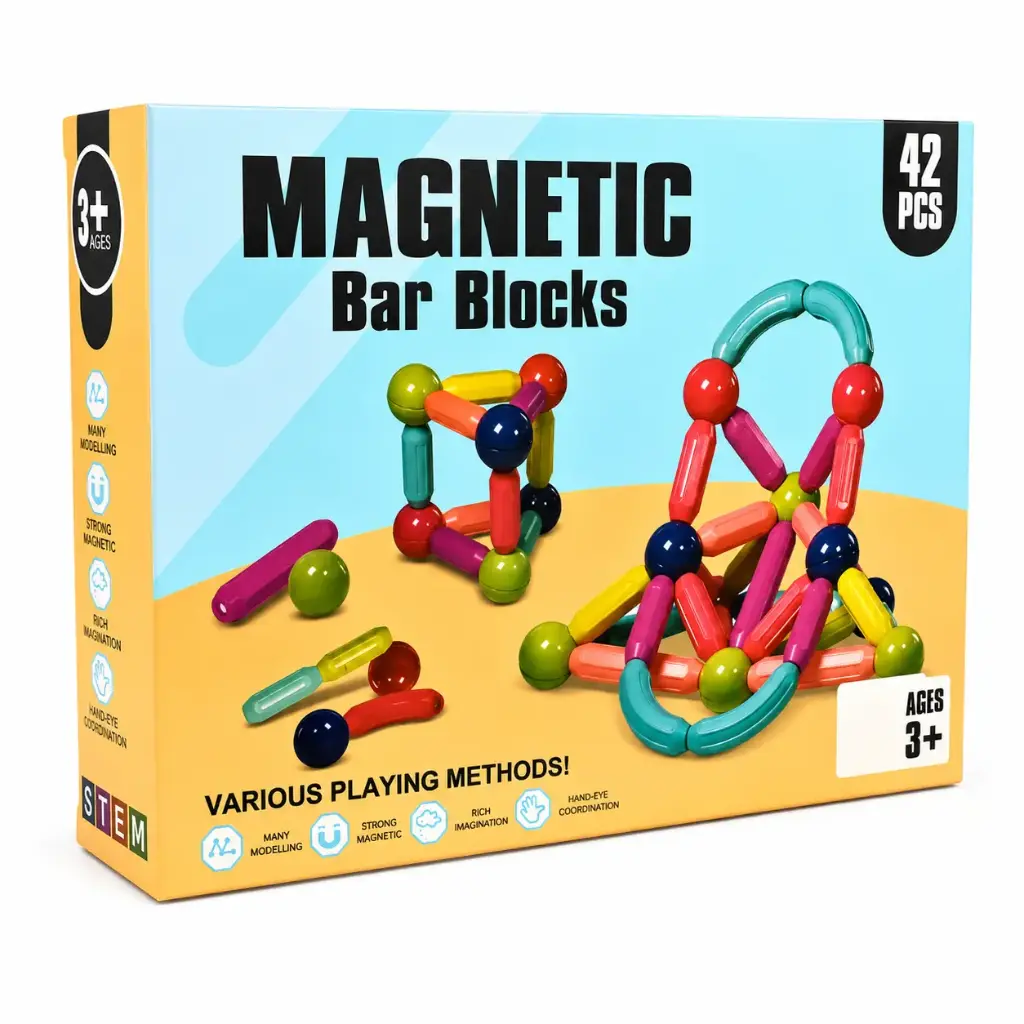 JUEGO DE BLOQUES MAGNETICOS X42 E/ CJ ( BL9982 / MX2488-42 )