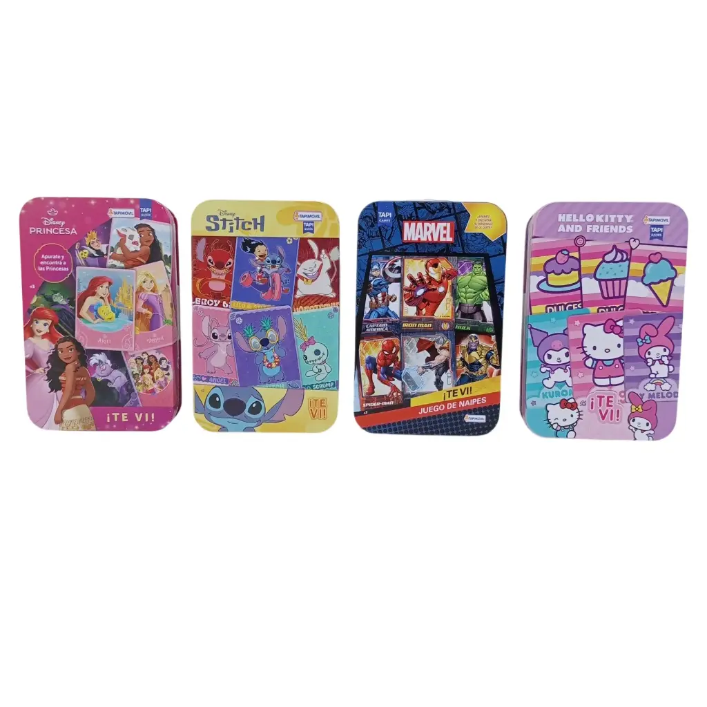 CARTAS TE VI PERSONAJES X56 E/ LATA ( TAP00560 )