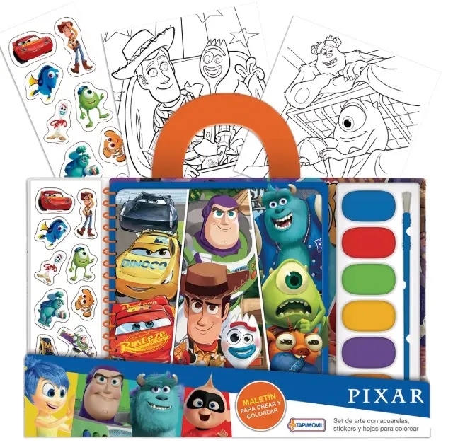 SET DE ARTE PIXAR E/ MALETIN ( DPX01113 )