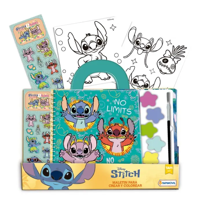 SET DE ARTE STITCH E/ MALETIN ( DMD00169 )