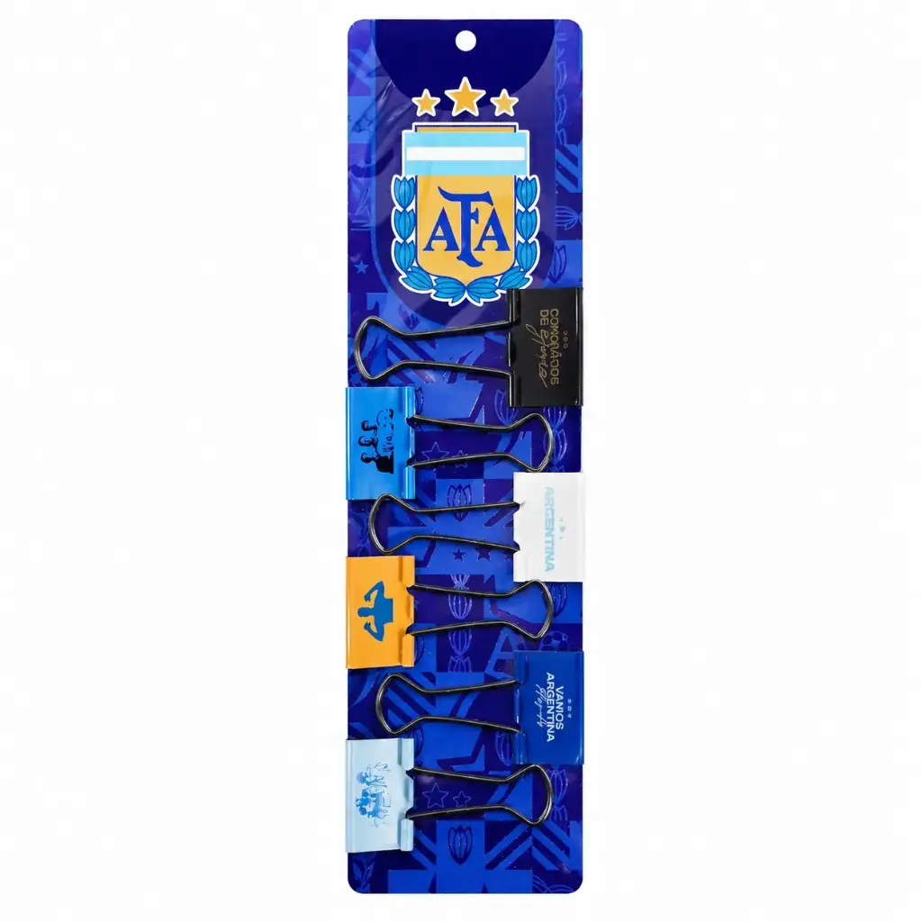 CLIP AFA SELECCION ARGENTINA 25MM X6 E/ CT ( 2292020201 )