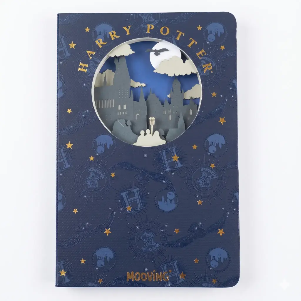 CUADERNO MAGIC LAYERS HARRY POTTER T/ DURA X 70HJS RAYADO ( 1260222 )