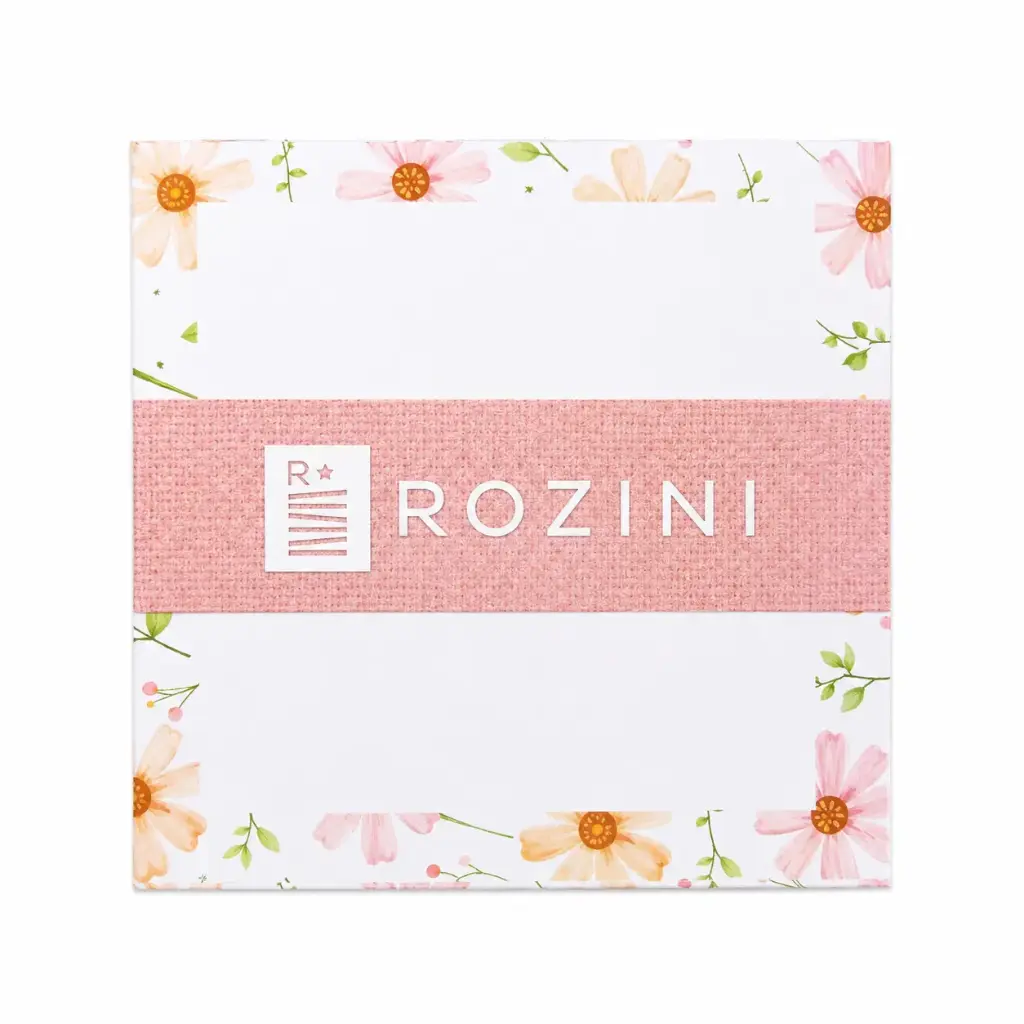 BLOCK ANOTADOR ROZINI FIORE 9 X 9CM 90HJS LISO ( 437 )