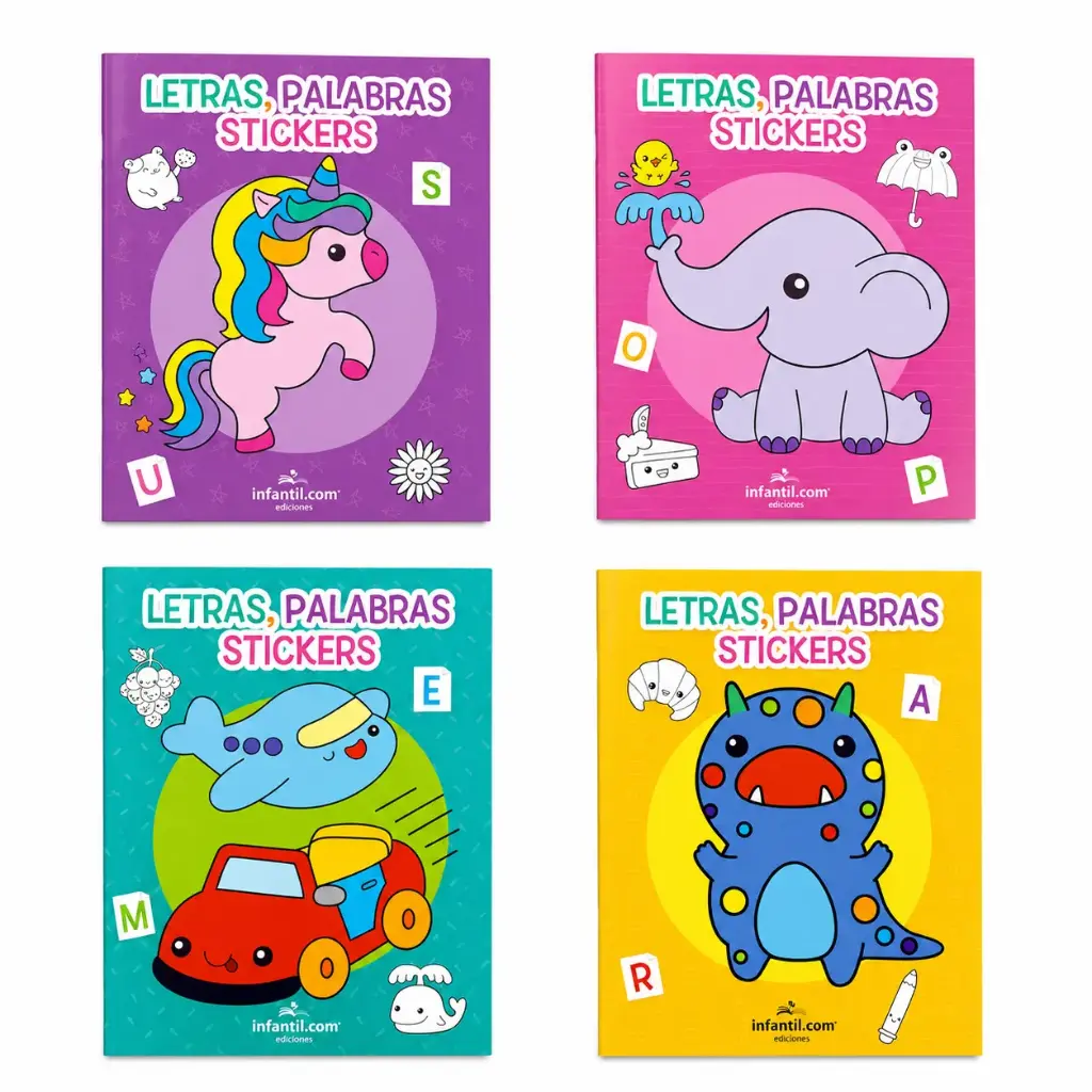 LIBRO COLECCION LETRAS PALABRAS STICKERS ( 200746 )