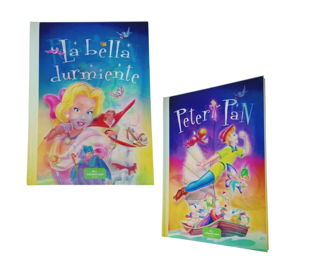 LIBRO CUENTOS MARAVILLOSOS BELLA DURMIENTE - PETER PAN HOLOGRAMA ( 200577 )