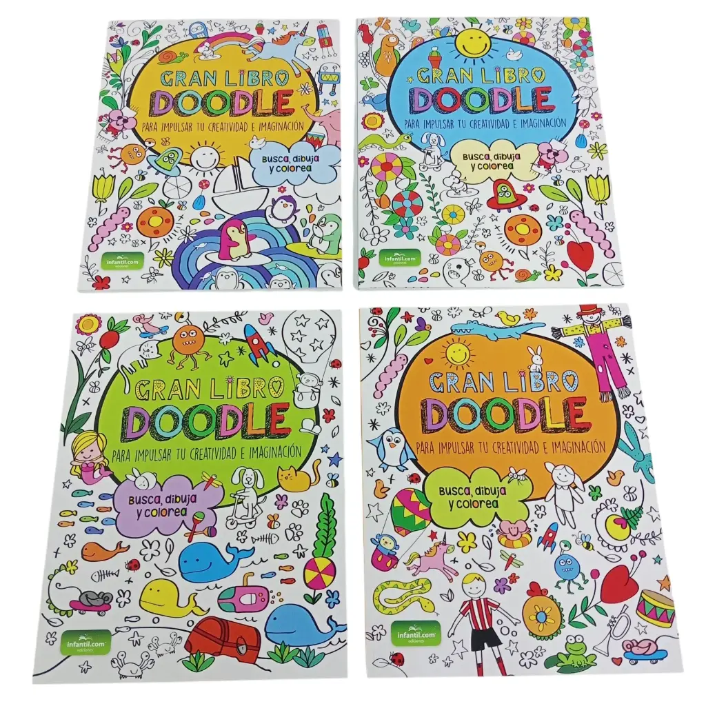 LIBRO P/ COLOREAR GRAN LIBRO DOODLE