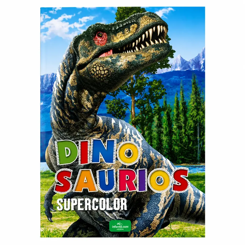 LIBRO P/ COLOREAR SUPERCOLOR DINOSAURIO ( 200619 )