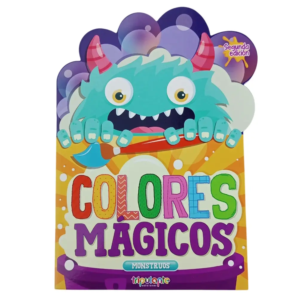 LIBRO P/ COLOREAR COLECCION COLORES MAGICOS MONSTRUOS ( 8981-57-4 )