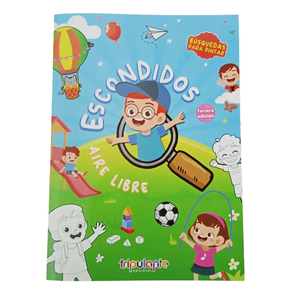 LIBRO P/ COLOREAR COLECCION ESCONDIDOS AIRE LIBRE ( 8981-08-6 )