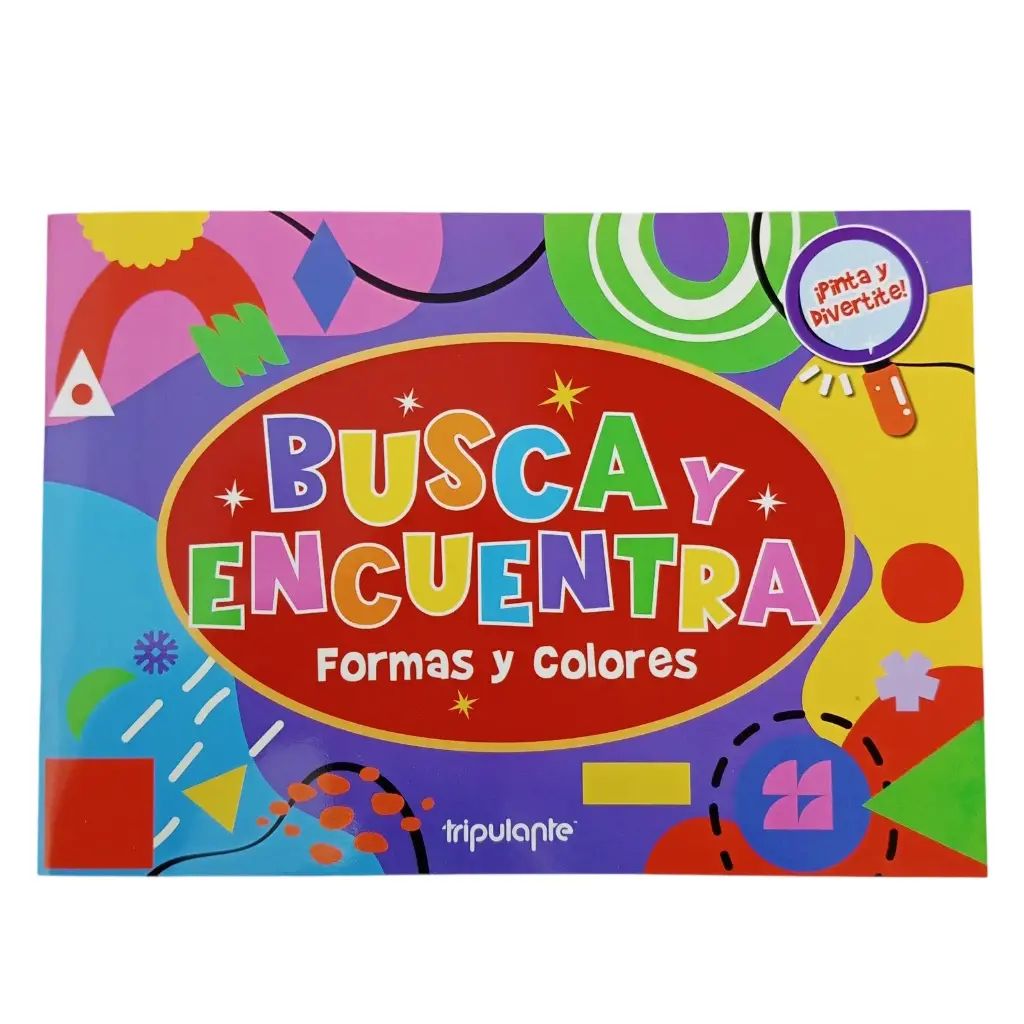 LIBRO P/ COLOREAR COLECCION BUSCA Y ENCUENTRA FORMAS Y COLORES ( 6748-25-6 )