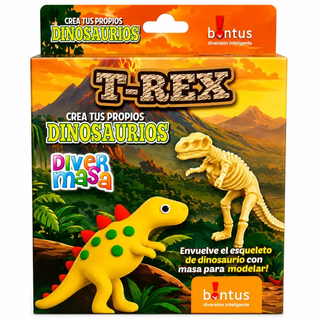 CREA TUS PROPIOS DINOSAURIOS T-REX BONTUS E/ CJ ( 493 ) 