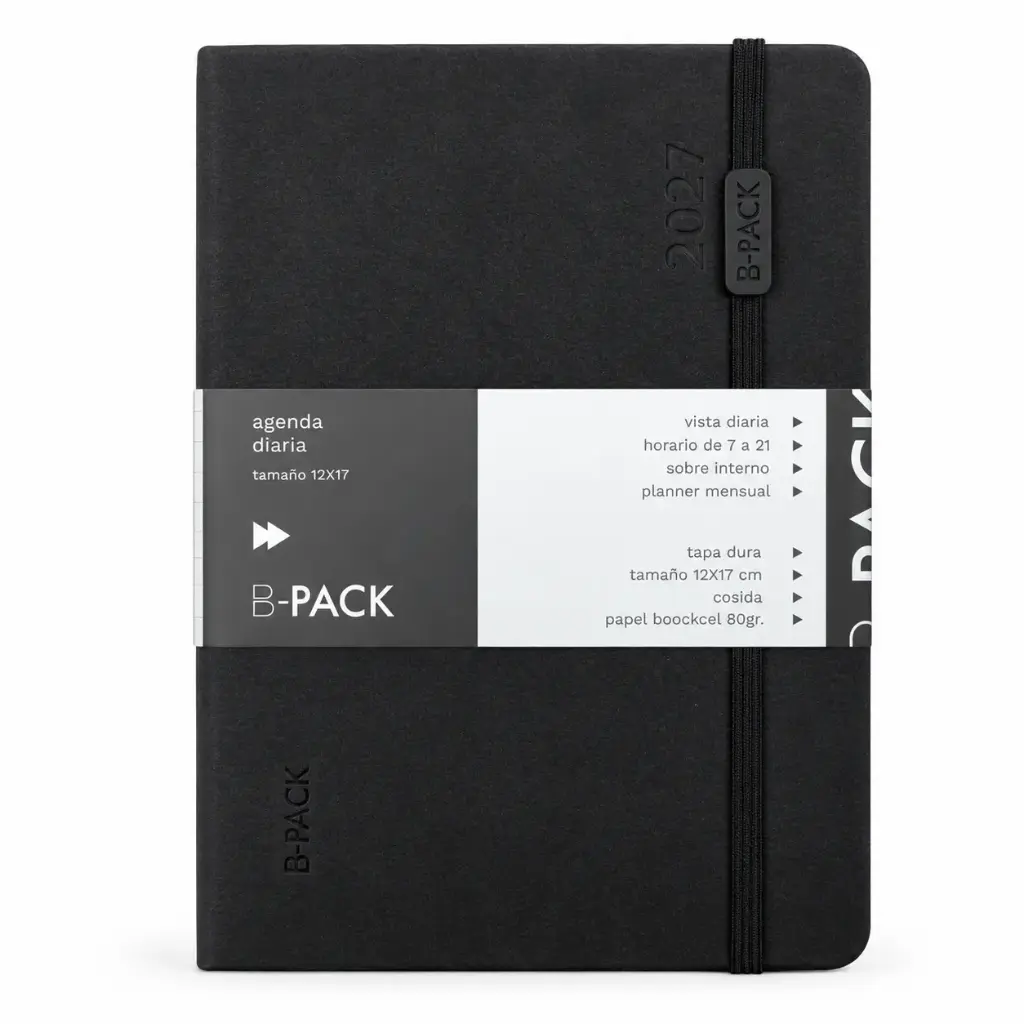 AGENDA DIARIA BPACK RAW FW 2027 12 X 17CM E/ BO ( 203800 )