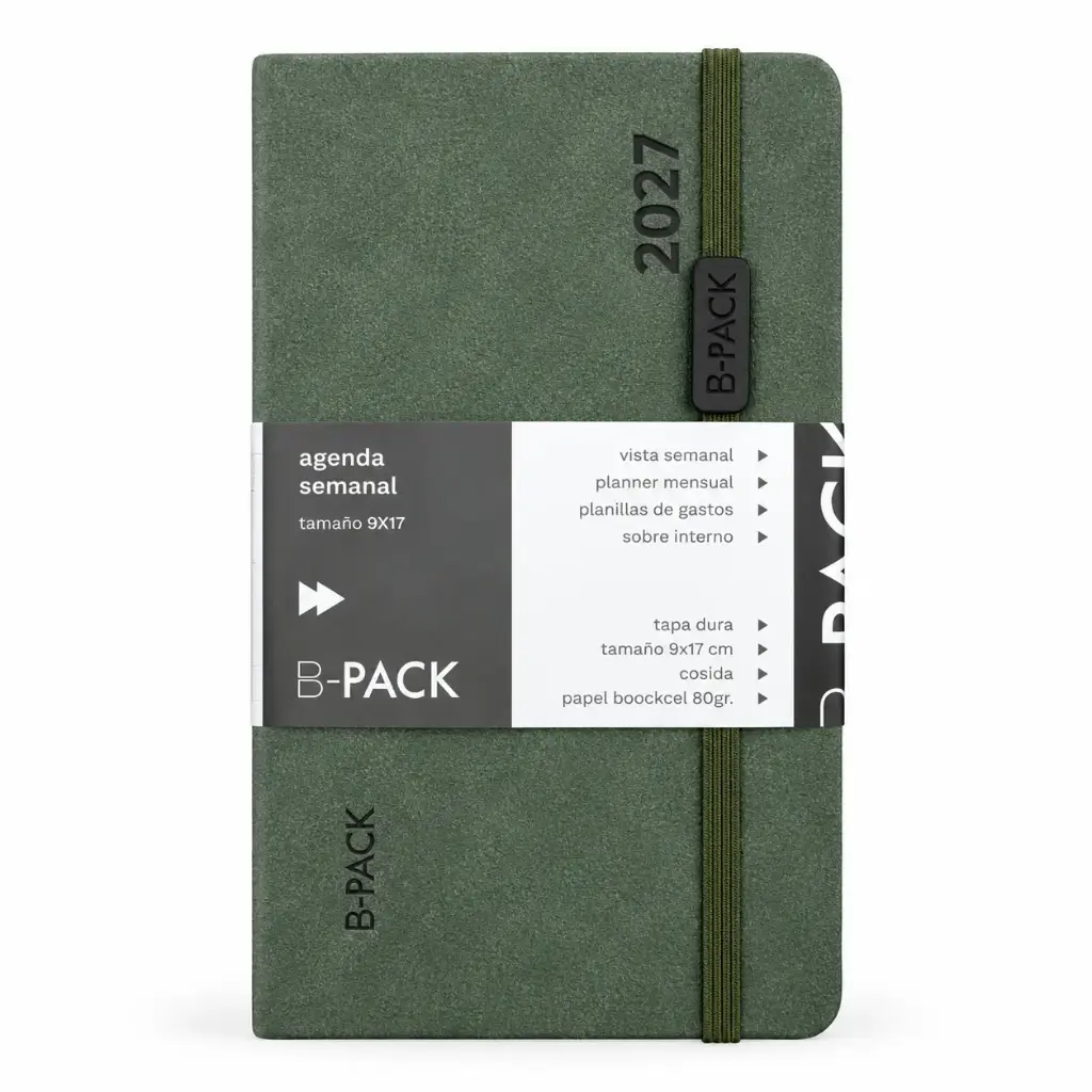 AGENDA SEMANAL BPACK RAW FW 2027 12 X 17CM E/ BO ( 203801 )