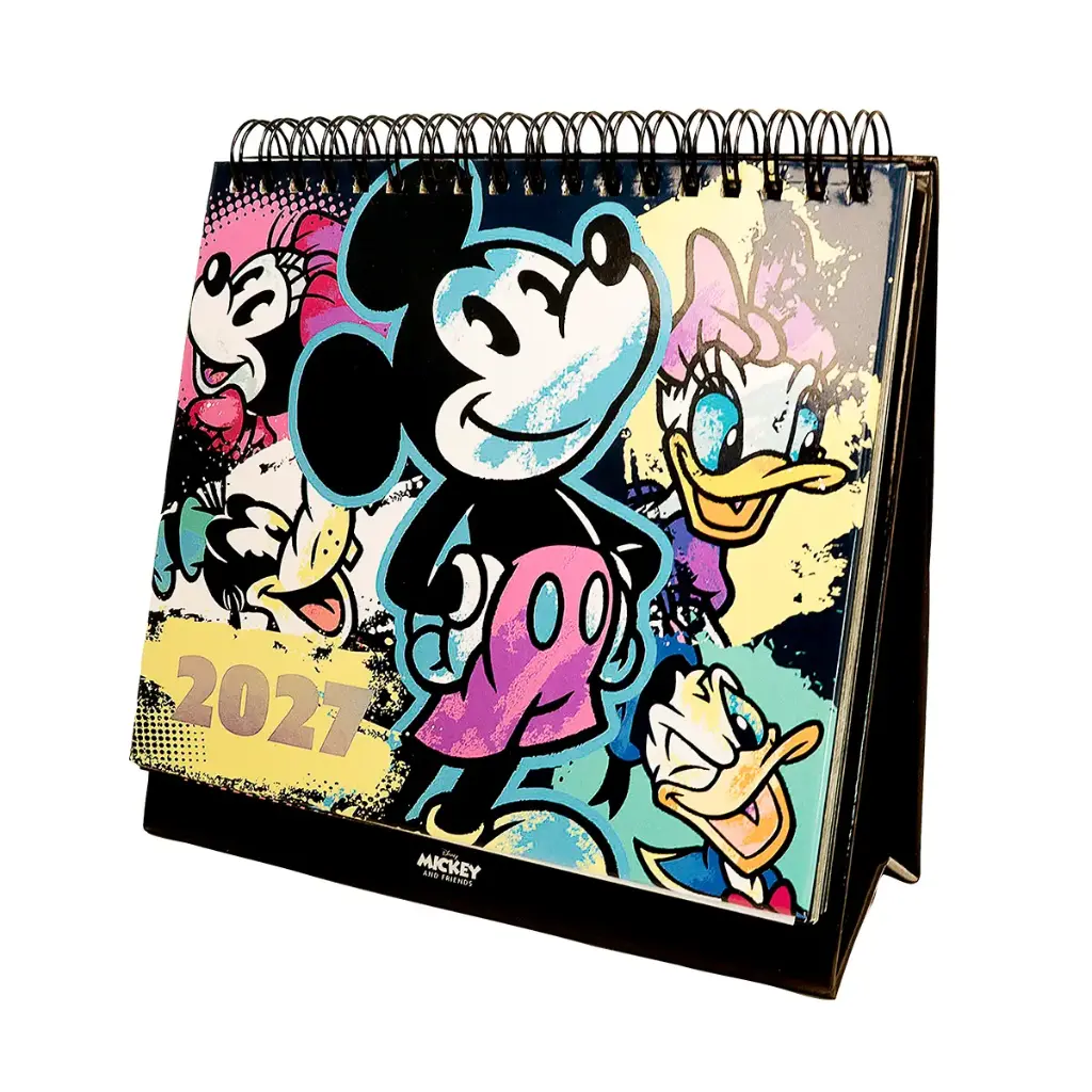 CALENDARIO ESCRITORIO MICKEY & FRIENDS C/ STICKERS 2027 ( 1421253 )