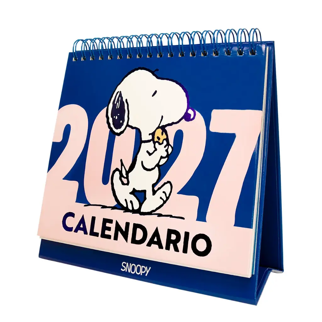 CALENDARIO ESCRITORIO SNOOPY C/ STICKERS 2027 ( 1421134 )