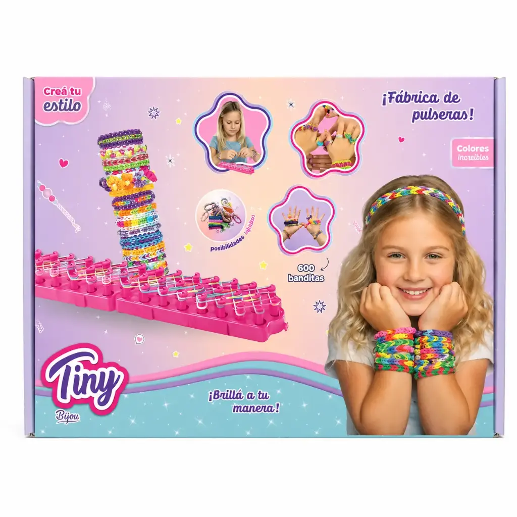 FABRICA DE PULSERAS TINY BANDITAS X600 E/ CJ ( 56299 )