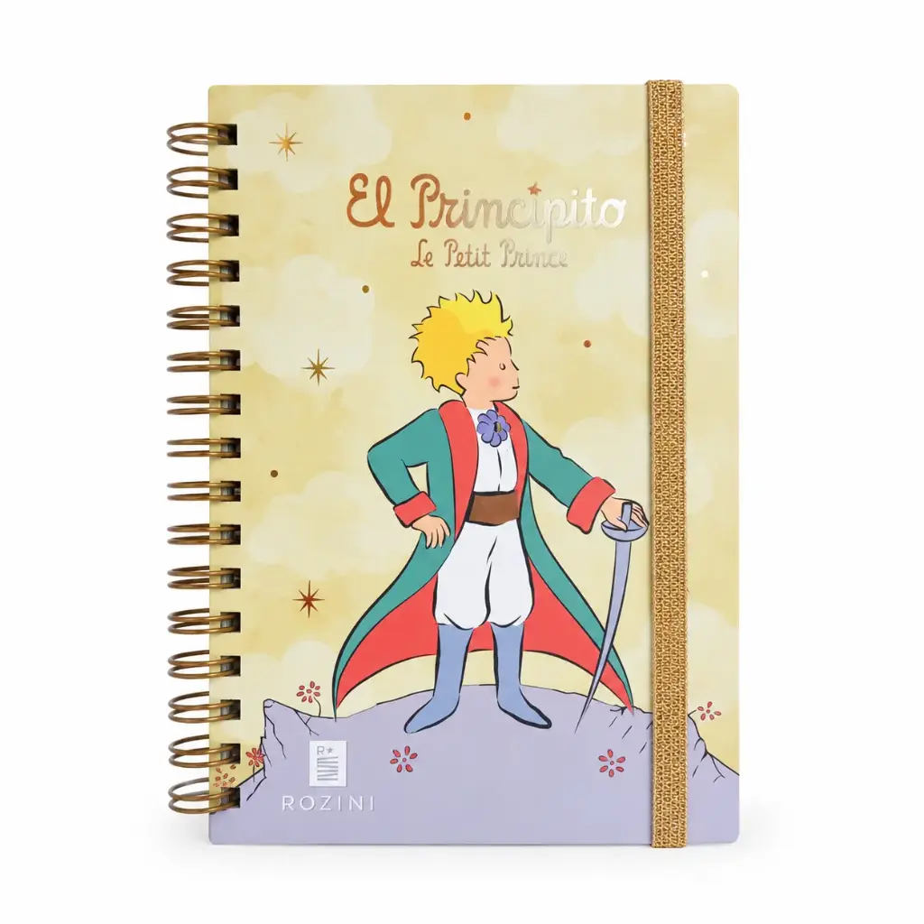 LIBRETA EL PRINCIPITO ANDANZAS 10 X 15CM T/ DURA ( 446 )