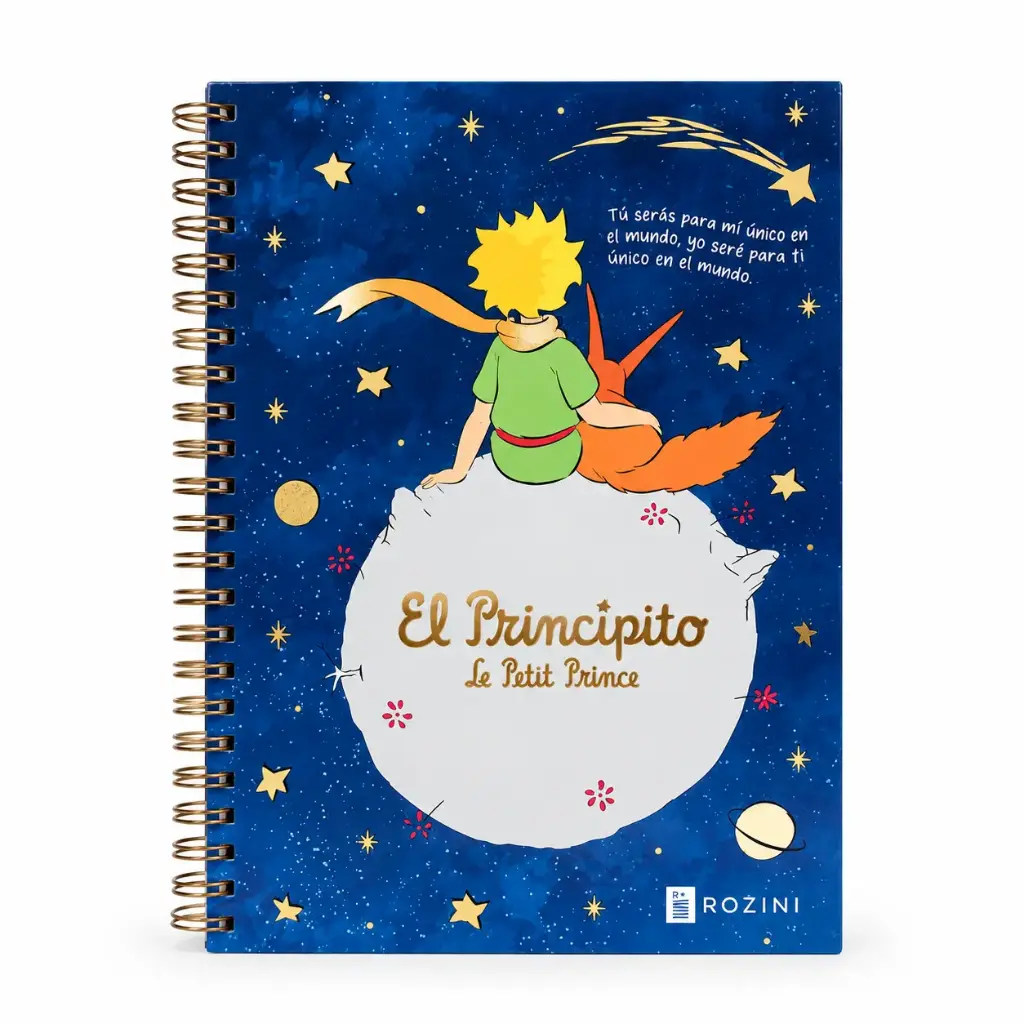 CUADERNO EL PRINCIPITO ESTRELLA A4 T/ SEMIRRIGIDA ( 445 )