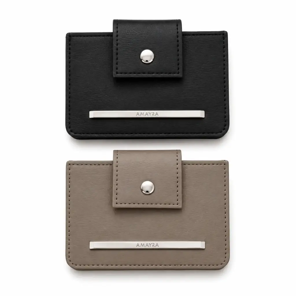TARJETERO AMAYRA C/ BOTON 8CM X 13CM ( 67.3500048 )