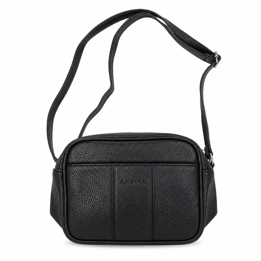 MORRAL AMAYRA NEGRO 2 CIERRES 25CM ( 67.5400097 )