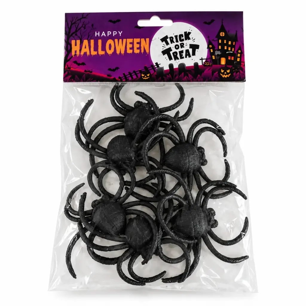 ARAÑA PLASTICA X6 E/ BO ( H002 )