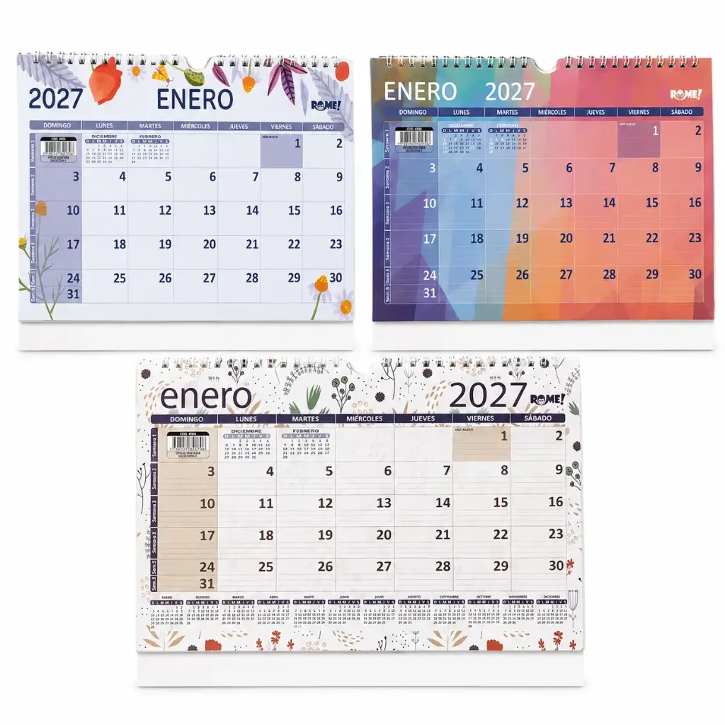 CALENDARIO ROME 2027 FANTASIA OFICIO ( 4904 )