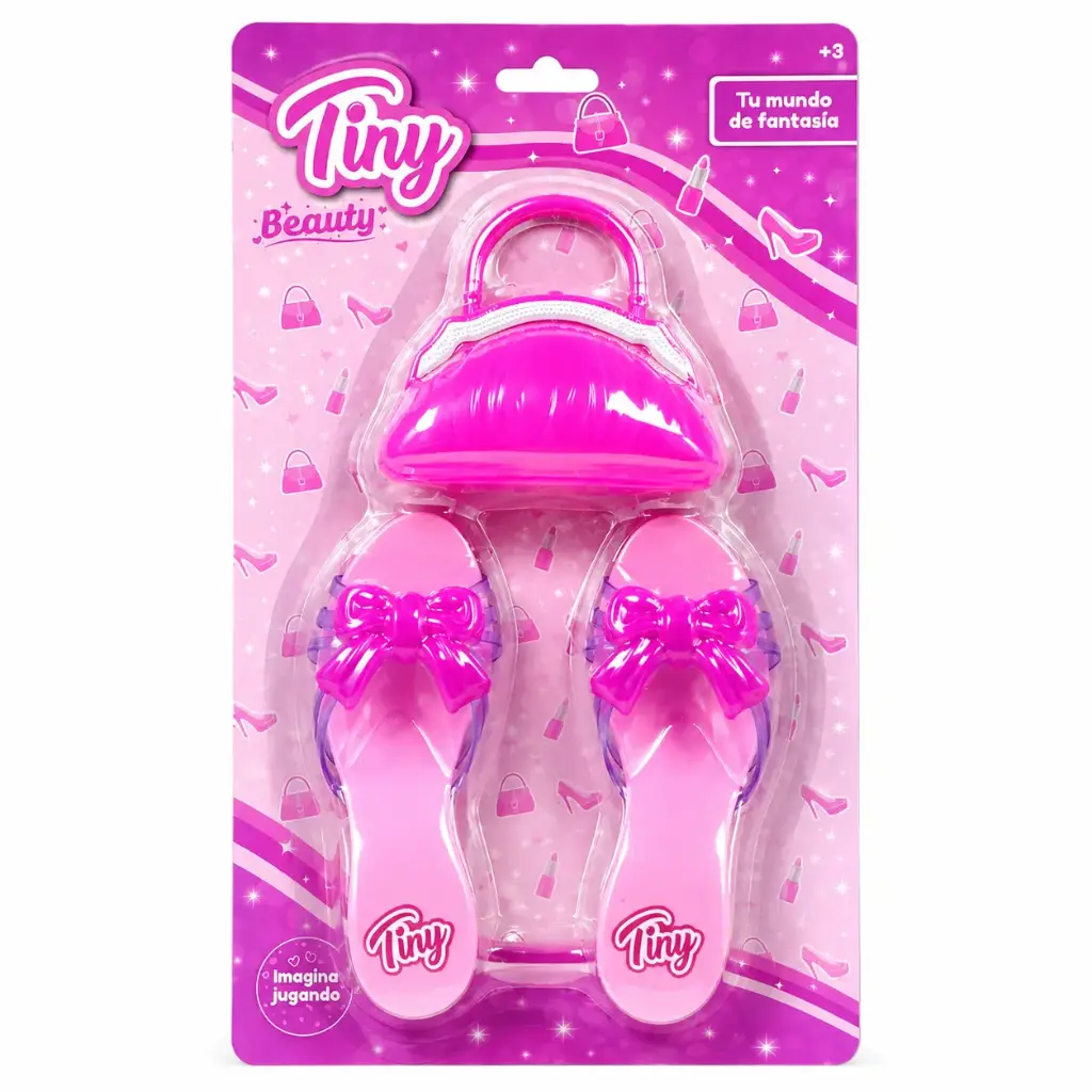 ZAPATOS DE PRINCESA C/ CARTERITA TINY E/ BL ( 55651 )