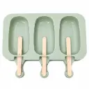 MOLDE SILICONA P/ HELADO X3 C/ PALITOS E/ BO ( CN19136 )