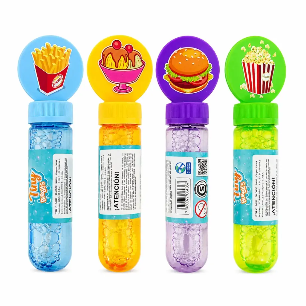 BURBUJERO TINY COMIDA 10CM ( 54635 )