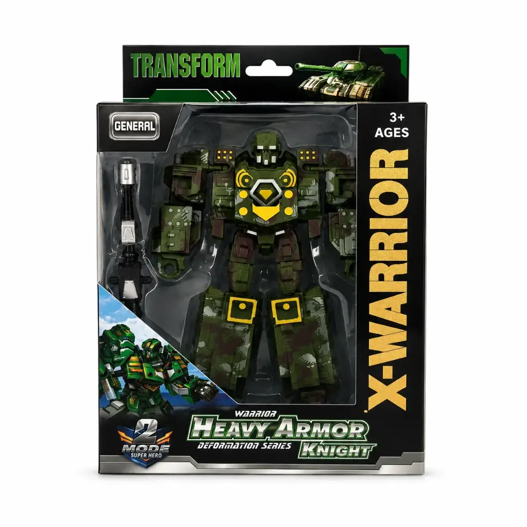 ROBOT TRANSFORMER TANQUE DE GUERRA 18CM E/ CJ ( 54360 )
