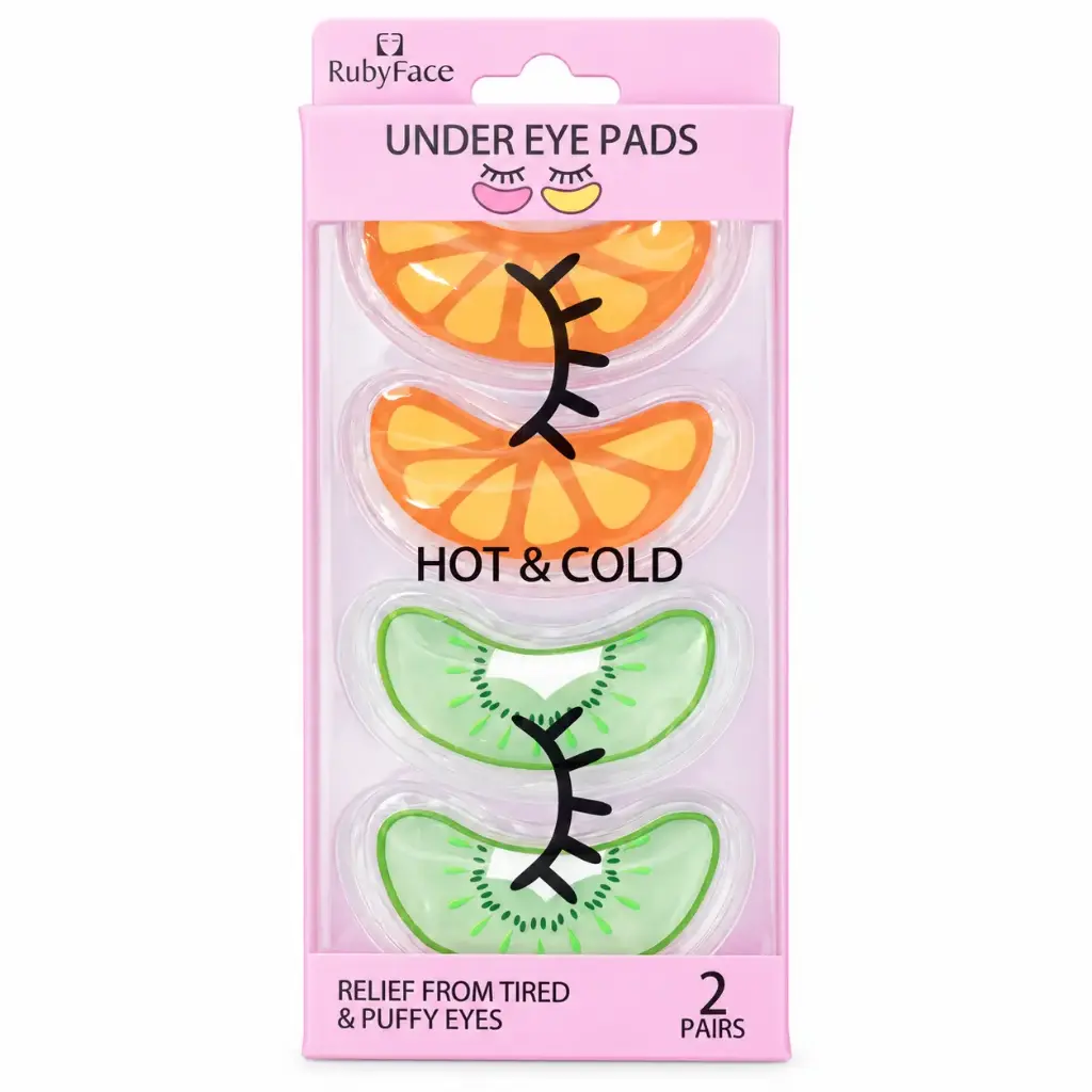 SET ALMOHADILLA REFRESCANTE P/ OJOS GEL X4 8CM E/ CJ ( DL23639 )