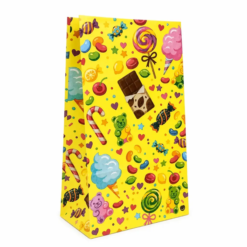 BOLSA DE PAPEL CANDYS 14 X 8 X 26CM ( 44420000 / TOF0097 )