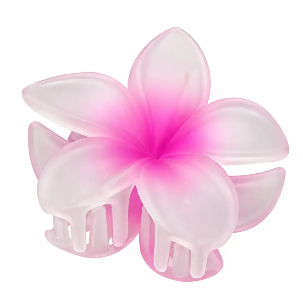 BROCHE P/ CABELLO FLOR COLORES 7 X 8CM E/ CT ( DL22817 )