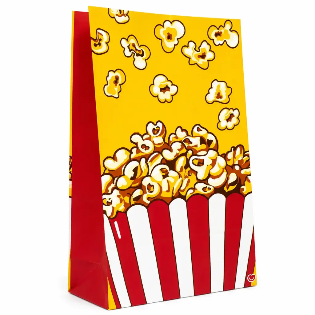 BOLSA DE PAPEL POCHOCLOS 14 X 8 X 26CM ( 44420004 / TOF0101 )