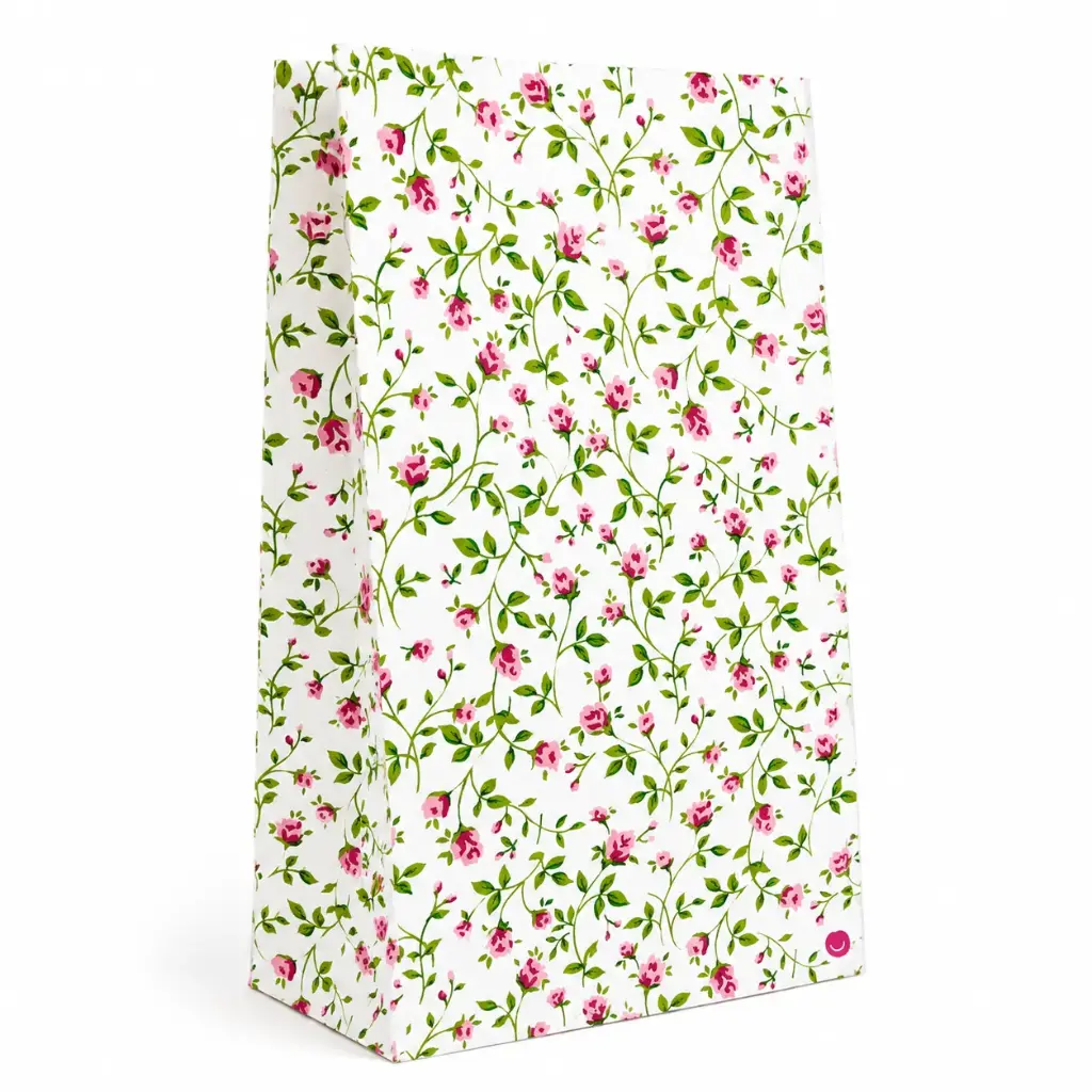 BOLSA DE PAPEL ROSITAS 14 X 8 X 26CM ( 44420011 / TOF0108 )