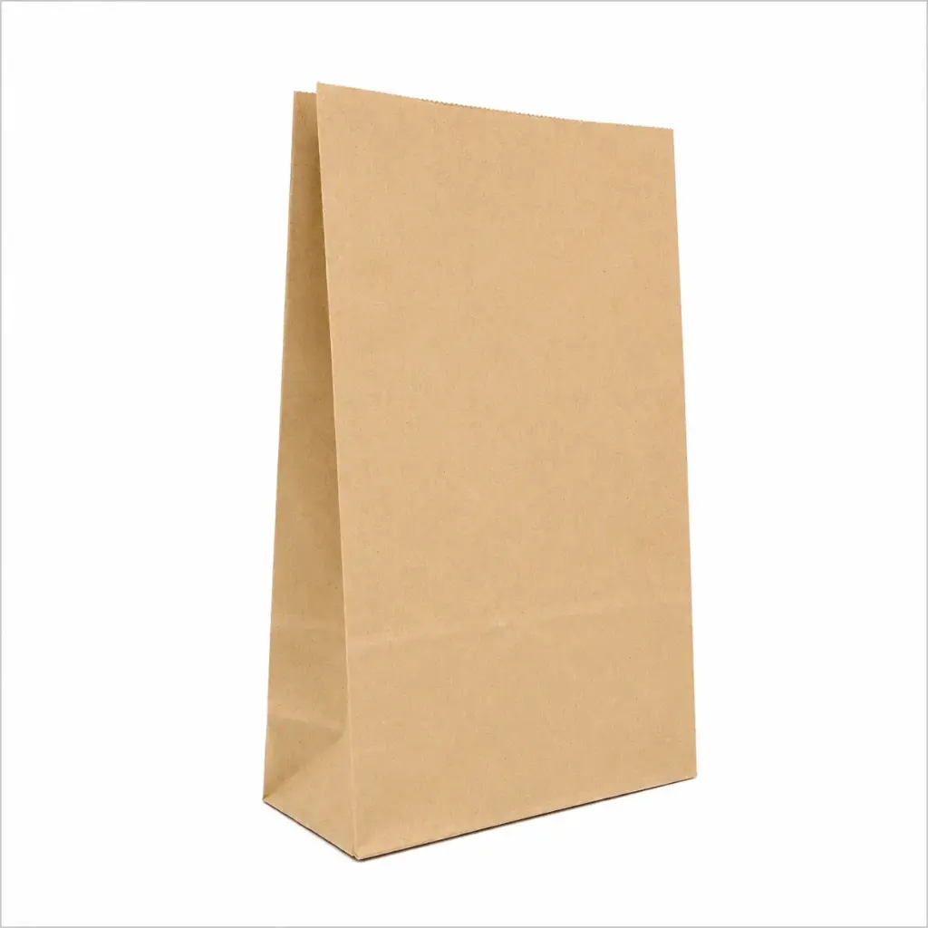 BOLSA DE PAPEL MADERA 14 X 8 X 26CM ( 44420039 / TOL0002 )