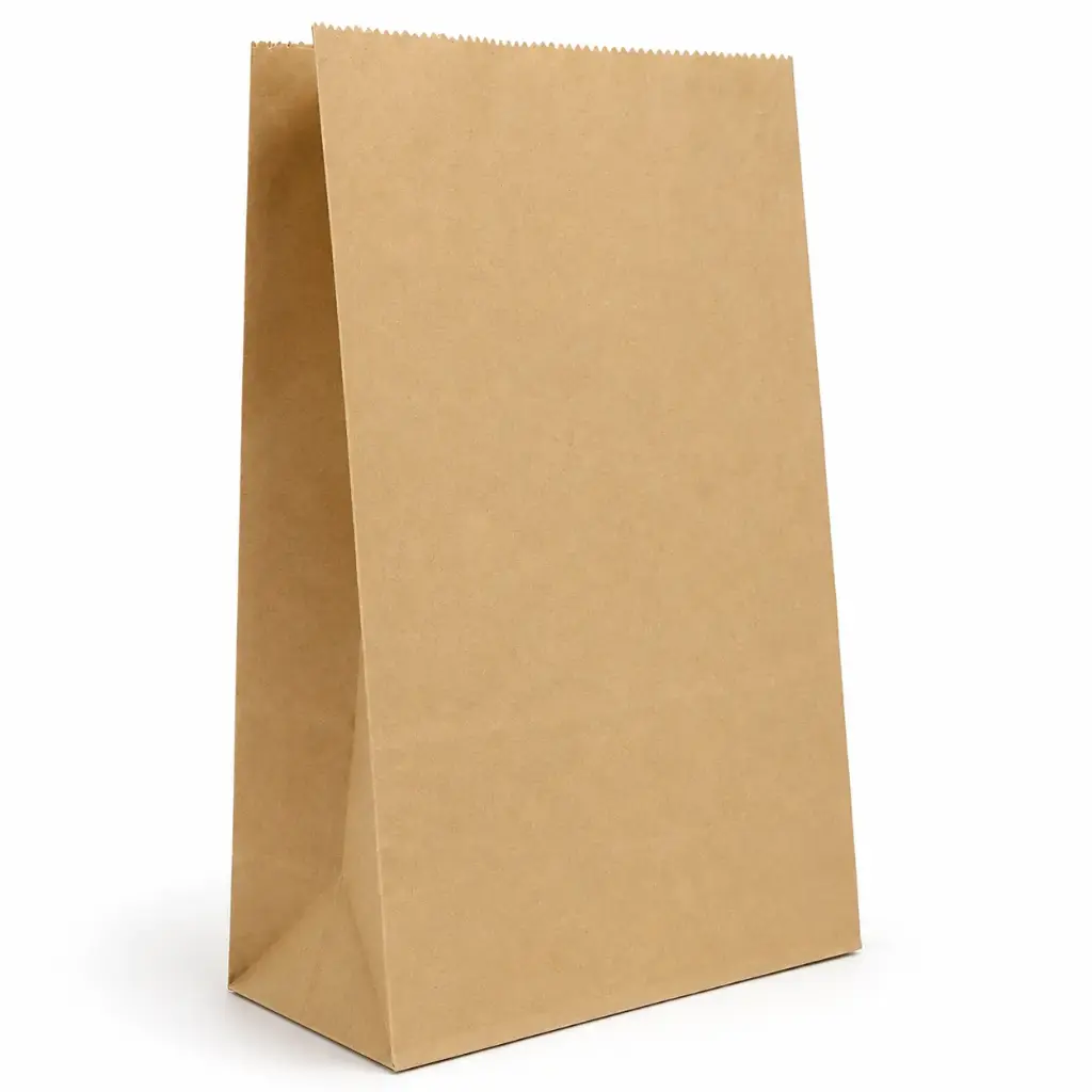 BOLSA DE PAPEL MADERA FOOD 20 X 8 X 30CM ( 44420041 / TOL0015 )
