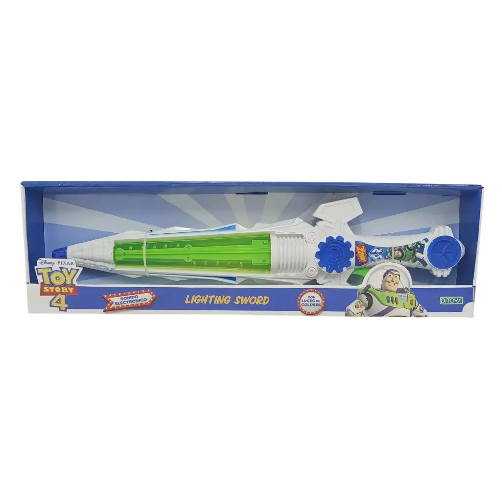 ESPADA TOY STORY C/ LUZ Y SONIDO DITOYS E/ CJ ( 2268 )