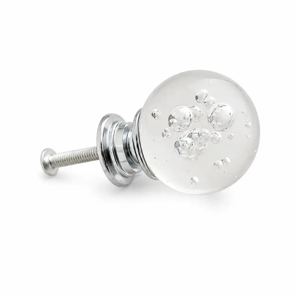 TIRADOR DE VIDRIO P/ CAJONES 3CM ( 12222 )