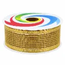 CINTA NAVIDEÑA 2.5CM X 2.7MTS ( K0137 )