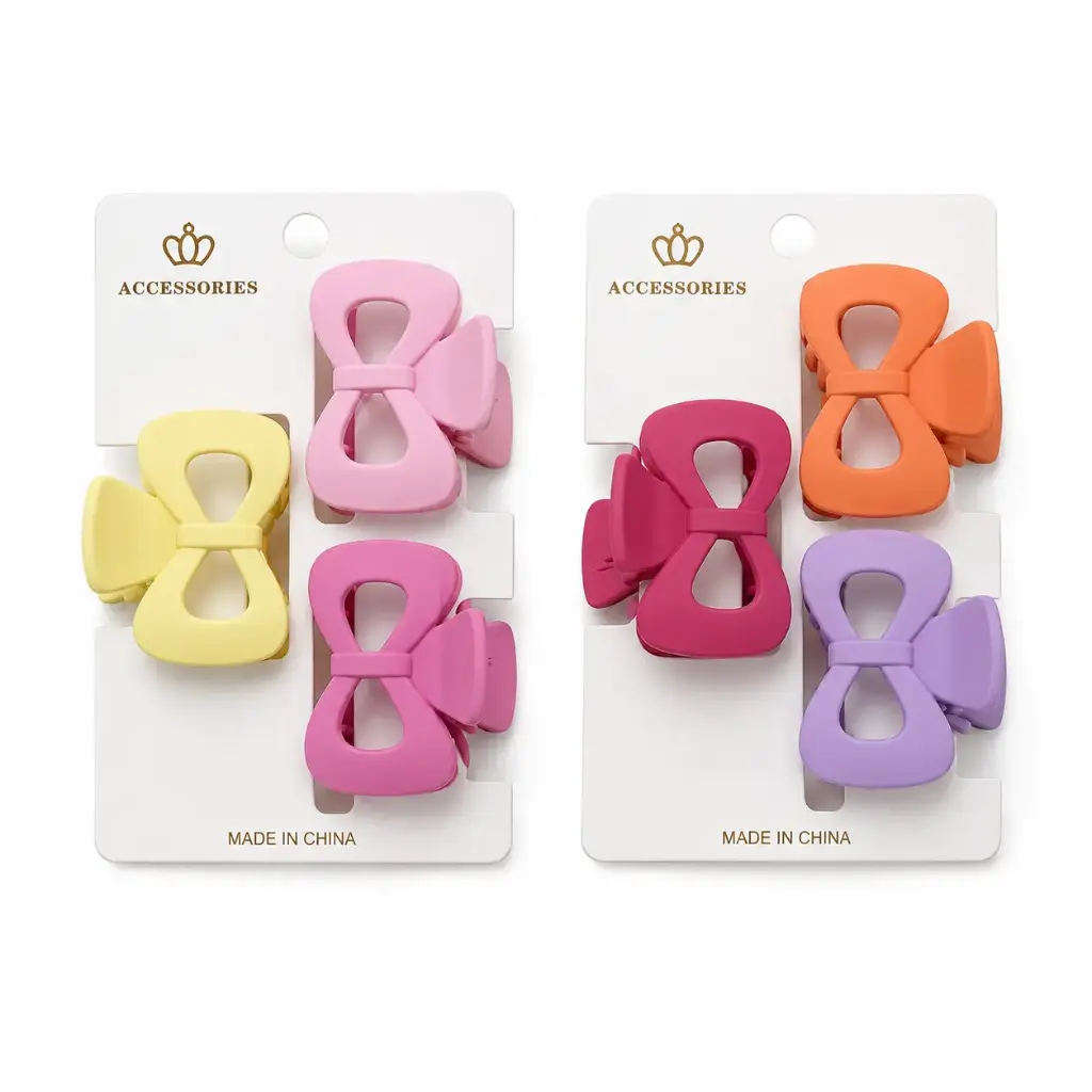 BROCHE P/ CABELLO MOÑO 4CM X3 E/ CT ( DL21114 )