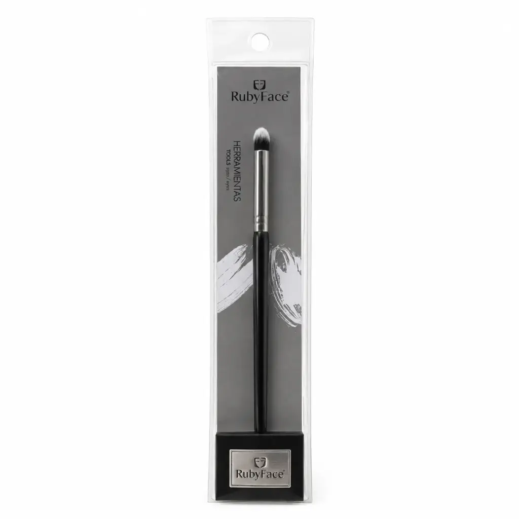 BROCHA P/ MAQUILLAJE PUNTA REDONDA 17CM ( DL15462 )