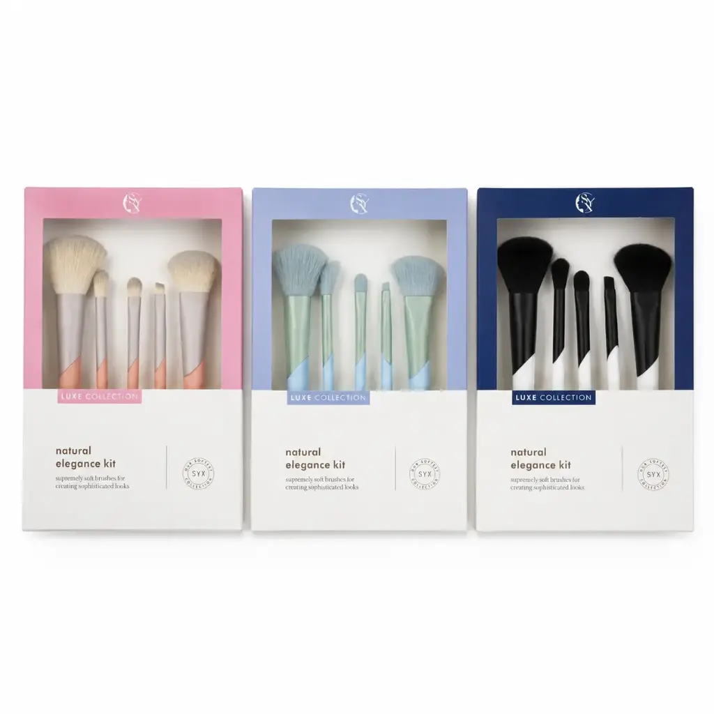 SET DE BROCHAS P/ MAQUILLAJE X5 ( CN19408 )