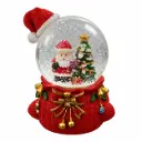 BOLA DE NIEVE GORRO C/ LUZ Y SONIDO 8.5 X 15CM E/ CJ ( K1252 )