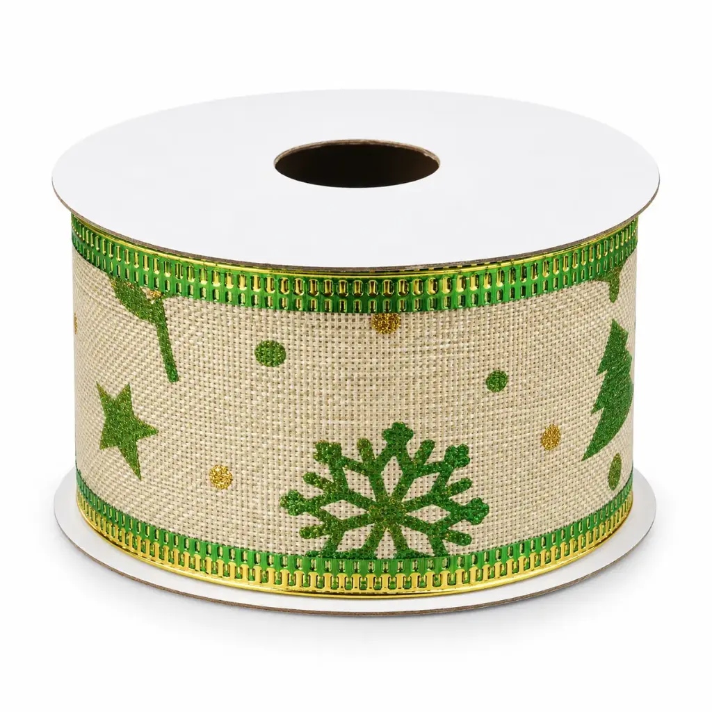 CINTA NAVIDEÑA 3.8CM X 2.7MTS ( K1614 )