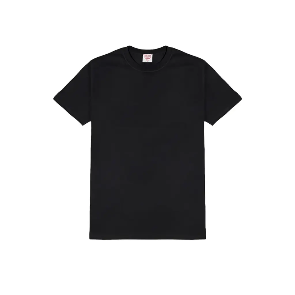 REMERA NEGRA ALGODON POLIESTER ADULTO ( M / L / XL / XXL )
