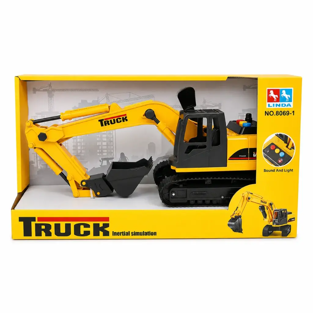 MAQUINA DE CONSTRUCCION EXCAVADORA 15 X 35CM E/ CJ ( 8069-1 / BL9752 )